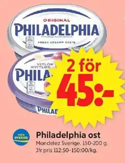 ICA Supermarket PHILADELPHIA Ost erbjuda