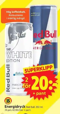 ICA Supermarket Energidryck erbjuda
