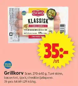 ICA Supermarket SCAN Grillkorv erbjuda