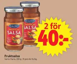 ICA Supermarket SANTA MARIA Fruktsalsa erbjuda