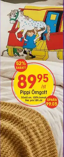 EKO Pippi örngott erbjuda