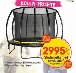 EKO Studsmatta med skyddsnät erbjuda