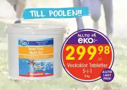 EKO Veckoklor tabletter 5-i-1 erbjuda