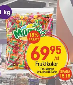 EKO MAMBA Fruktkolor erbjuda