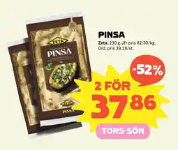 Coop Forum ZETA Pinsa erbjuda