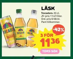 Coop Forum TROCADERO Läsk erbjuda