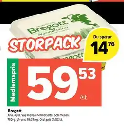 Coop Extra Bregott, Medlemspris erbjuda