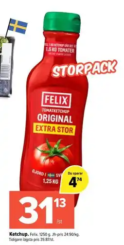 Coop Extra Ketchup erbjuda