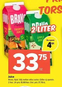 Coop Extra Juice erbjuda