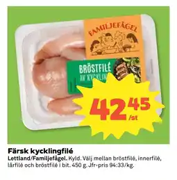 Coop Forum Färsk kycklingfilé erbjuda