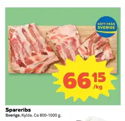 Coop Forum Spareribs erbjuda