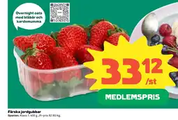 Coop Forum Färska jordgubbar erbjuda