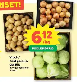 Coop Forum Vitkål/ fast potatis/ gul lök erbjuda
