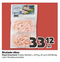 Coop Forum ROYAL GREENLAND Skalade räkor erbjuda