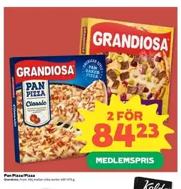 Coop Forum GRANDIOSA Pan pizza/pizza erbjuda