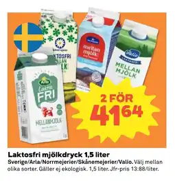 Coop Forum Laktosfri mjölkdryck erbjuda