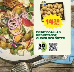 Coop Forum Potatissallad med fetaost, oliver och örter erbjuda