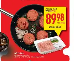 Willys Nötfärs erbjuda