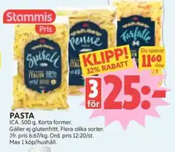 Ica Hajen Lagpris ICA Pasta erbjuda