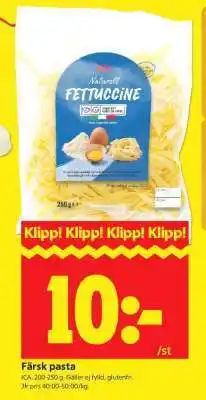 ICA Supermarket Färsk Pasta erbjuda