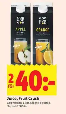 ICA Supermarket Juice/fruit crush erbjuda