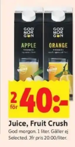 ICA Supermarket Juice/fruit crush erbjuda