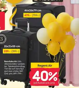 Rusta Resväska Air erbjuda