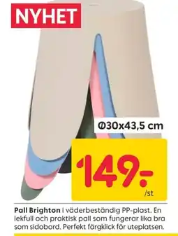 Rusta Pall Brighton erbjuda