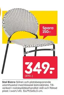 Rusta Stol Bistro erbjuda