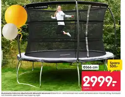 Rusta Studsmatta inklusive säkerhetsnät Adrenalin Advanced erbjuda