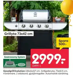 Rusta Gasolgrill Evolution erbjuda