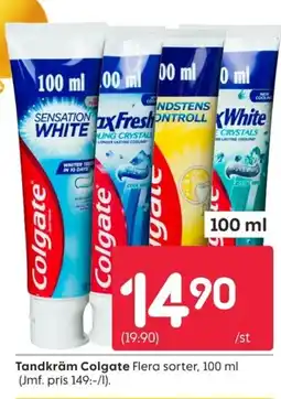 Rusta Tandkräm Colgate erbjuda