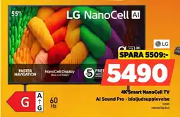 Power LG 4K Smart NanoCell TV 55NANO8EA6A erbjuda