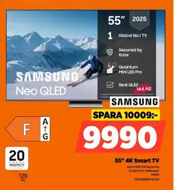 Power SAMSUNG 55" 4K Smart TV TQ55QN85FAUXX erbjuda