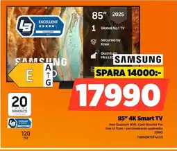 Power SAMSUNG 85" 4K Smart TV TQ85QN70FAUXX erbjuda