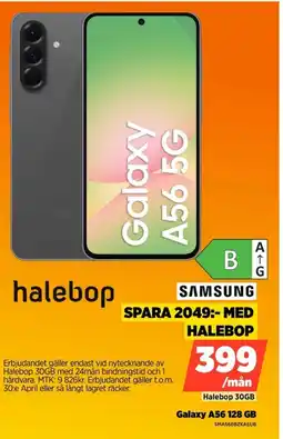 Power SAMSUNG Galaxy A56 128 GB SMA566BZKAEUB erbjuda