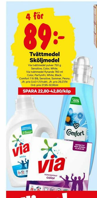 City Gross Tvättmedel Sköljmedel erbjuda