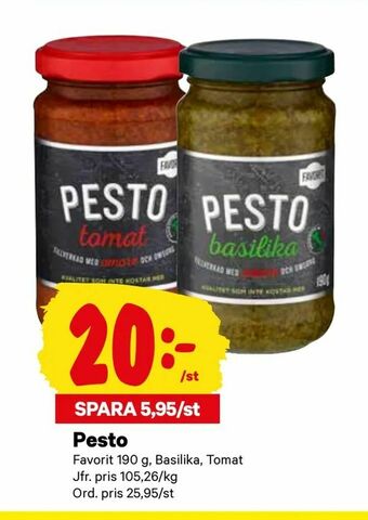 City Gross Pesto erbjuda