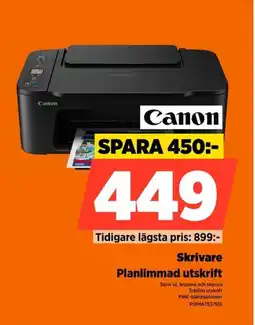 Power Canon Skrivare PIXMATS37501 erbjuda