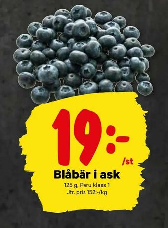 City Gross Blåbär i ask erbjuda