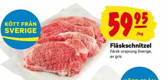 City Gross Fläskschnitzel erbjuda