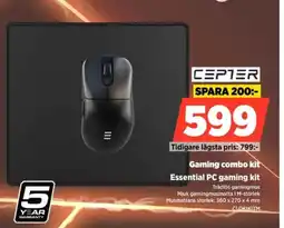 Power CEPTER Gaming combo kit CLOKIKITM erbjuda