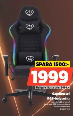 Power Gamingstol DGBEAMGC erbjuda