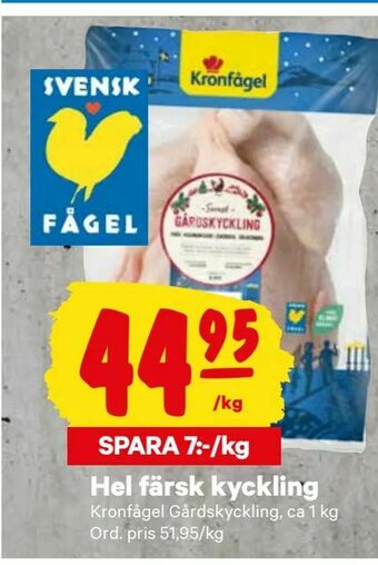 City Gross Hel färsk kyckling erbjuda