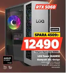 Power Lenovo LOQ Tower 26ADR10 91DF0030MW erbjuda