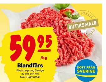City Gross Blandfärs erbjuda
