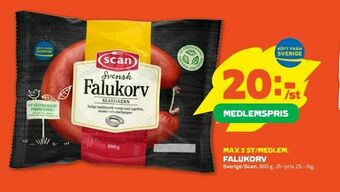 Stora Coop Falukorv erbjuda