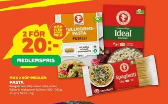 Stora Coop Pasta erbjuda