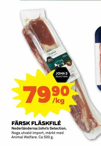 Stora Coop Färsk fläskfilé erbjuda