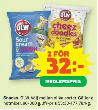 Stora Coop Snacks erbjuda